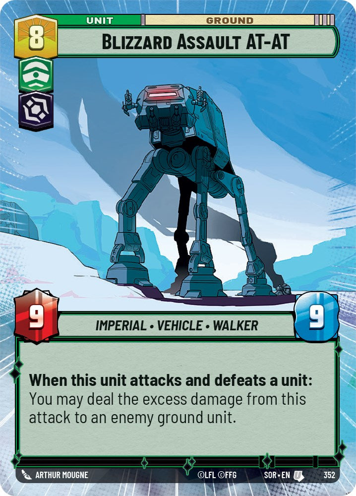 Blizzard Assault AT-AT (Hyperspace) (352) [Spark of Rebellion]