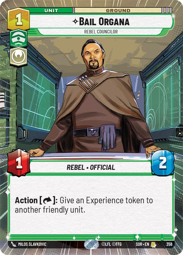 Bail Organa - Rebel Councilor (Hyperspace) (358) [Spark of Rebellion]