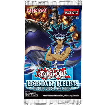 YGO LEGENDARY DUELISTS DUELS FROM THE DEEP BOOSTER PACK