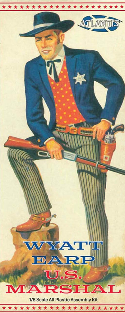 Atlantis 1/8 U.S. Marshal Wyatt Earp Figure Model Kit
