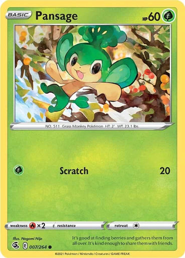 Pansage (007/264) [Sword & Shield: Fusion Strike]