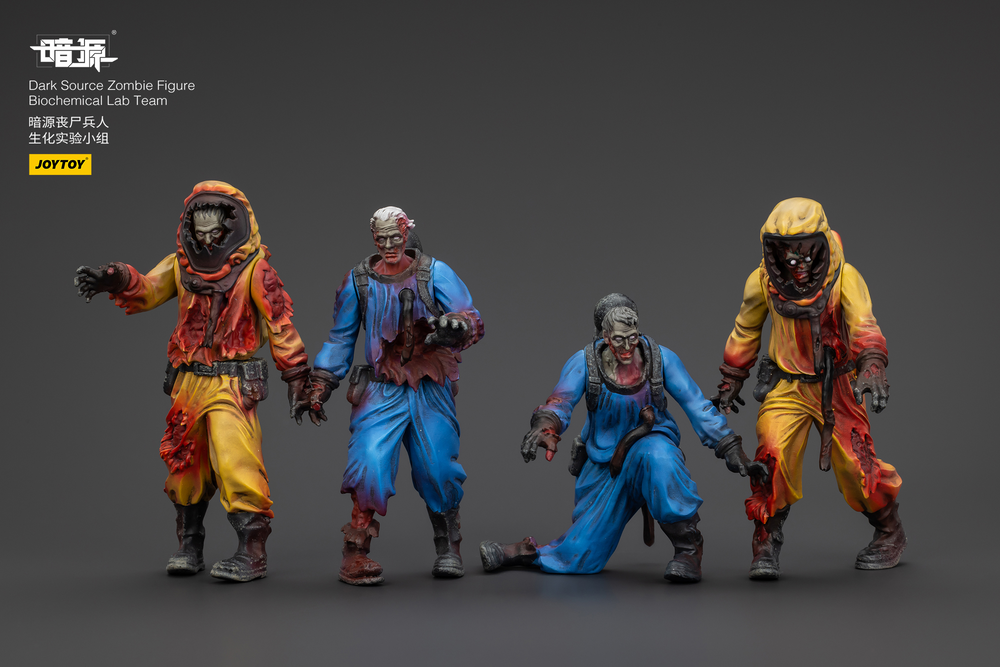 JOYTOY DARK SOURCE ZOMBIE FIGURE BIOCHEMICAL LAB TEAM