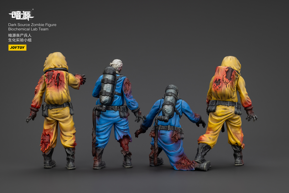 JOYTOY DARK SOURCE ZOMBIE FIGURE BIOCHEMICAL LAB TEAM