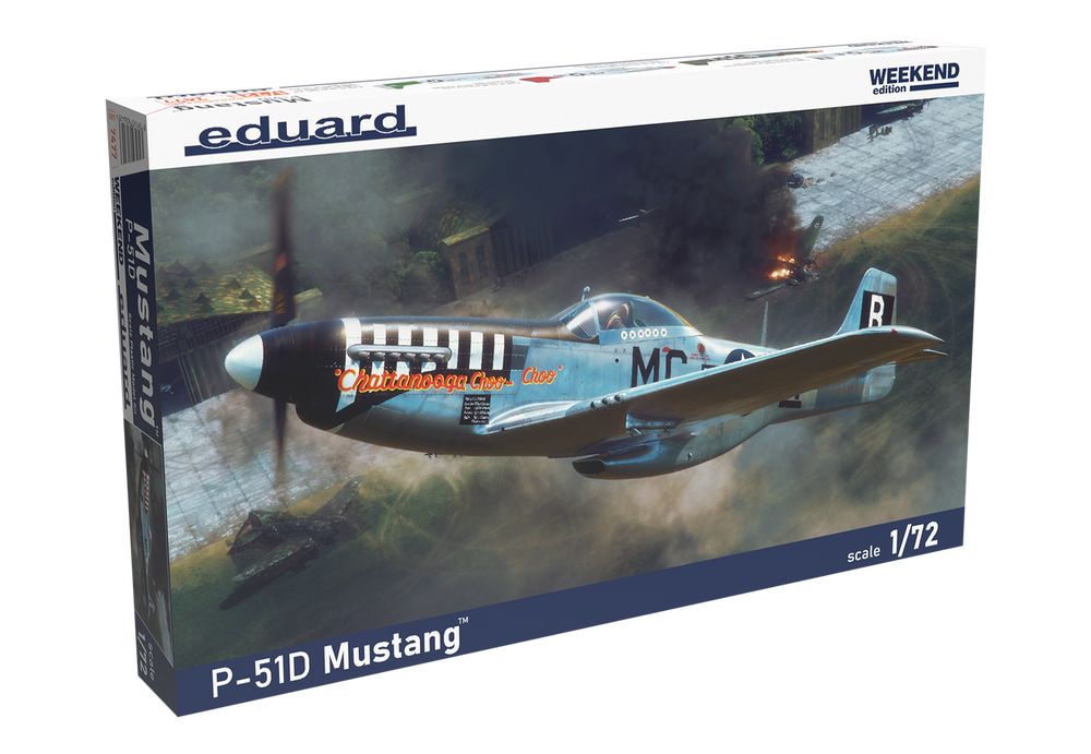 EDUARD 1/72 NORTH AMERICAN P-51D MUSTANG [WEEKEND EDITION]