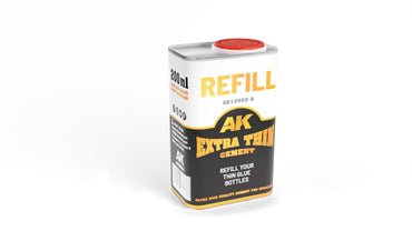 AK Interactive Extra Thin Cement 250 ml refill