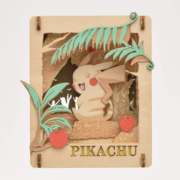 Ensky Paper Theater PK-W01 Woodstyle Pokemon Pikachu Found Pokemon