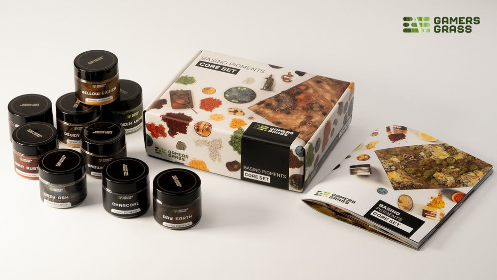 GAMERS GRASS BASING PIGMENTS CORE SET