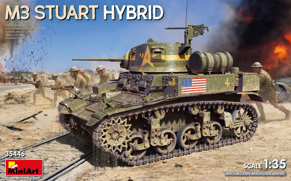MINIART 1/35 M3 STUART HYBRID