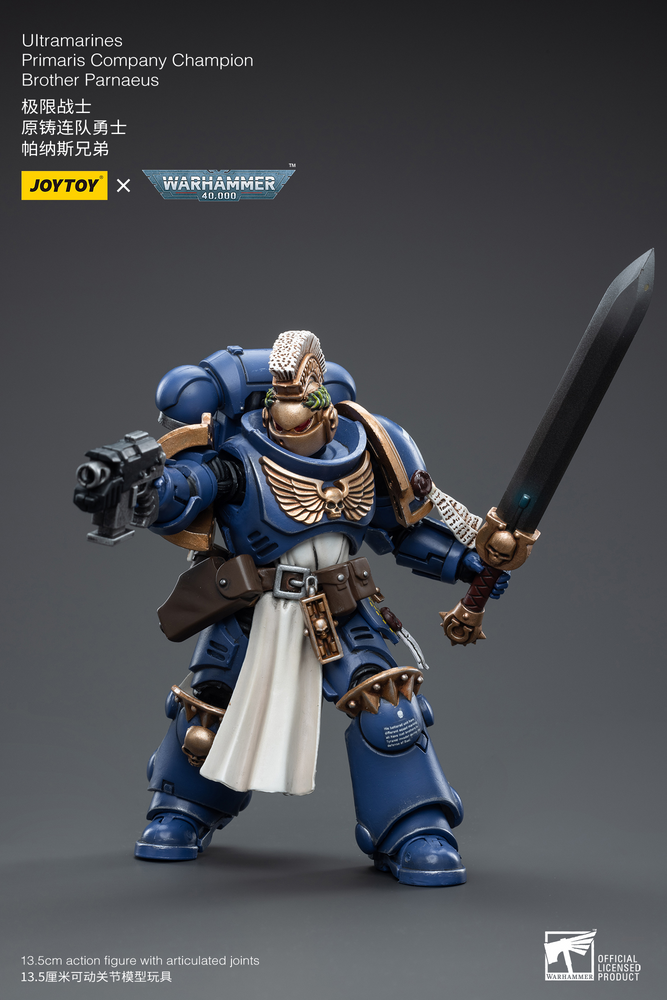 Joy Toy Ultramarines Primaris Company Champion Brother Parnaeus