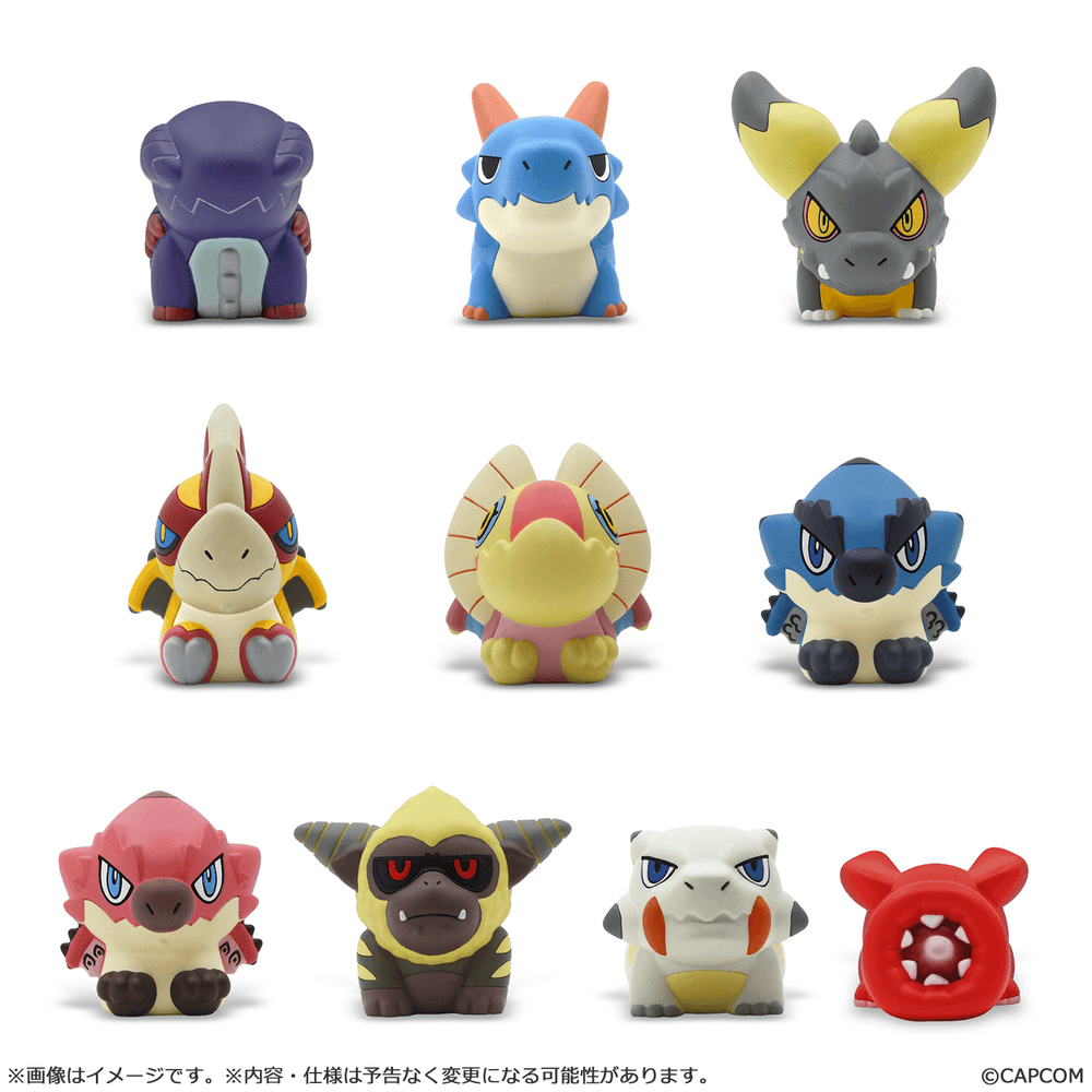 CAPCOM FIGURE BUILDER FINGER PUPPET MONSTER HUNTER VOL. 2