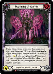 Swarming Gloomveil [EVR105] (Everfest)  1st Edition Rainbow Foil