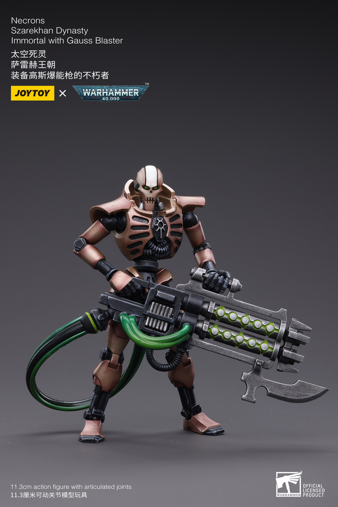 Necrons Szarekhan Dynasty lmmortal with Gauss Blaster [2PCS]