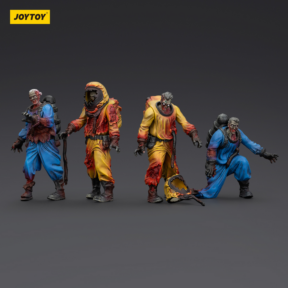 JOYTOY DARK SOURCE ZOMBIE FIGURE BIOCHEMICAL LAB TEAM