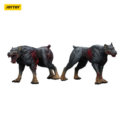 JOYTOY DARK SOURCE ZOMBIE FIQURE ZOMBIE POLICE DOGS