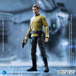 EXQUISITE MINI SERIES 1/18 SCALE STAR TREK 2009 KIRK ACTION FIGURE