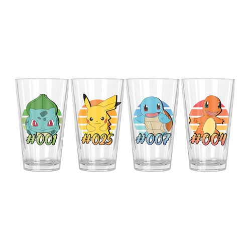 POKEMON STARTER GRADIENTS GLASS SET