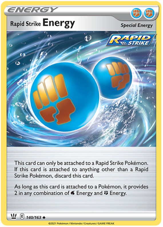 Rapid Strike Energy (140/163) [Sword & Shield: Battle Styles]