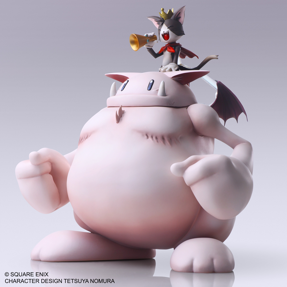 FINAL FANTASY VII BRING ARTS ACTION FIGURE - CAIT SITH & FAT MOOGLE
