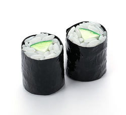 SUSHI PLASTIC MODEL: KAPPA MAKI (CUCUMBER SUSHI ROLL)(RE-RUN)