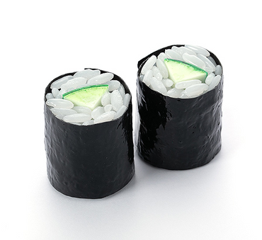 SUSHI PLASTIC MODEL: KAPPA MAKI (CUCUMBER SUSHI ROLL)(RE-RUN)