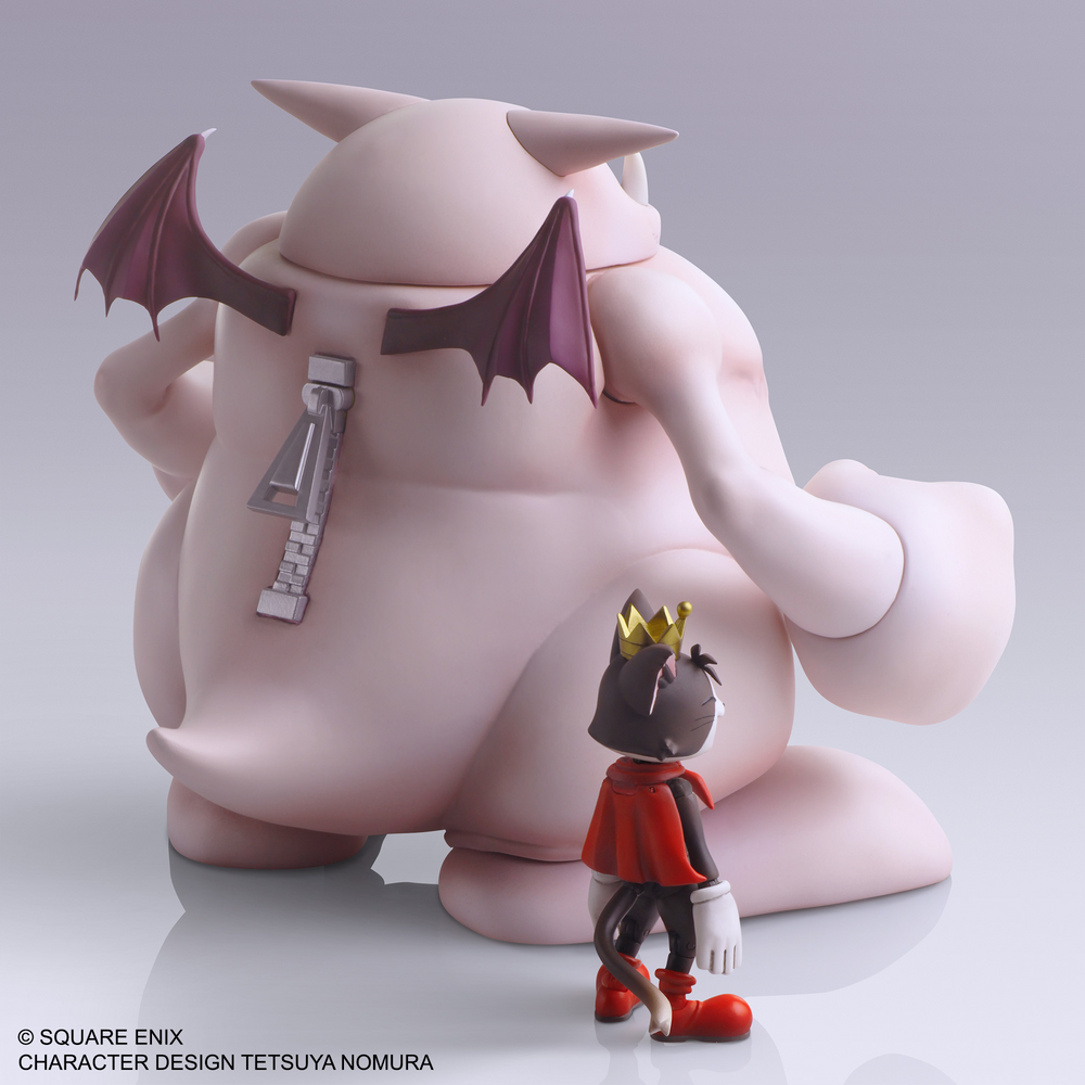 FINAL FANTASY VII BRING ARTS ACTION FIGURE - CAIT SITH & FAT MOOGLE