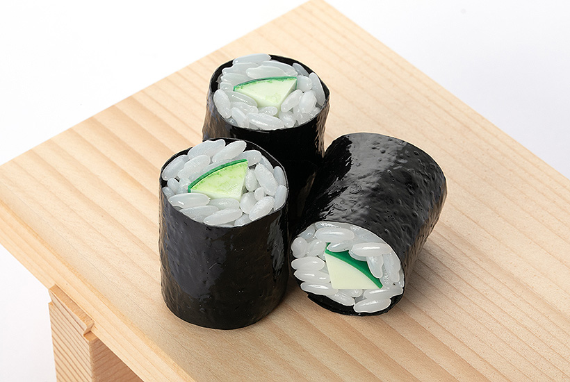 SUSHI PLASTIC MODEL: KAPPA MAKI (CUCUMBER SUSHI ROLL)(RE-RUN)