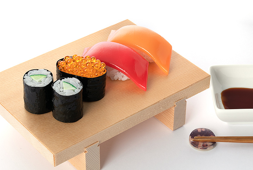 SUSHI PLASTIC MODEL: KAPPA MAKI (CUCUMBER SUSHI ROLL)(RE-RUN)