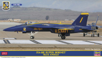 HASEGAWA 1/72 F/A-18E SUPER HORNET "BLUE ANGELS" (Bonus: an emblem patch is included.)
