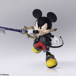 KINGDOM HEARTS III BRING ARTS KING MICKEY