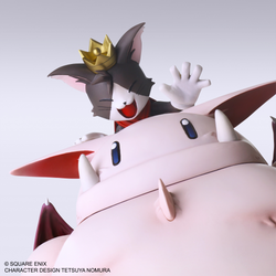 FINAL FANTASY VII BRING ARTS ACTION FIGURE - CAIT SITH & FAT MOOGLE