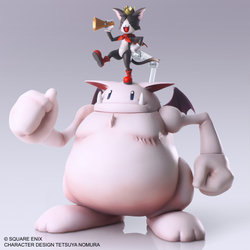 FINAL FANTASY VII BRING ARTS ACTION FIGURE - CAIT SITH & FAT MOOGLE