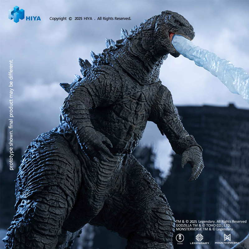 EXQUISITE BASIC SERIES NONE SCALE 7 INCH GODZILLA 2014 GODZILLA TRANSLUCENT VER.
