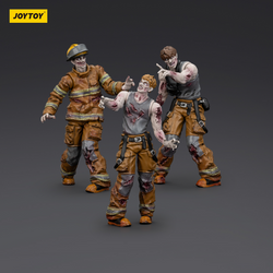 JOYTOY DARK SOURCE ZOMBIE FIGURE FIREFIGHTERS