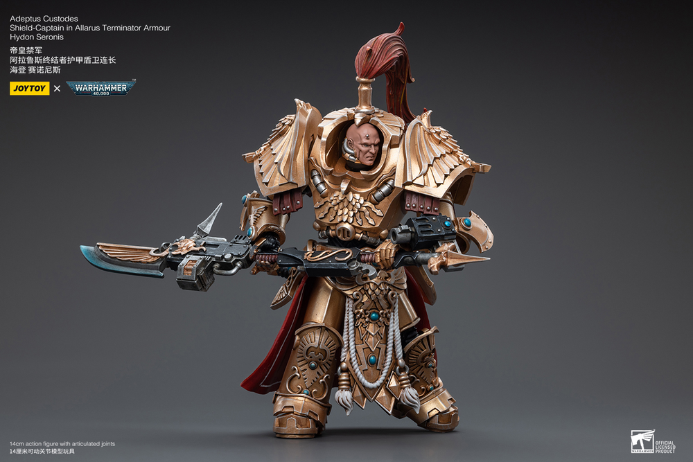 JOYTOY ADEPTUS CUSTODES SHIELD-CAPTAIN IN ALLARUS TERMINATOR ARMOUR HYDON SERONIS