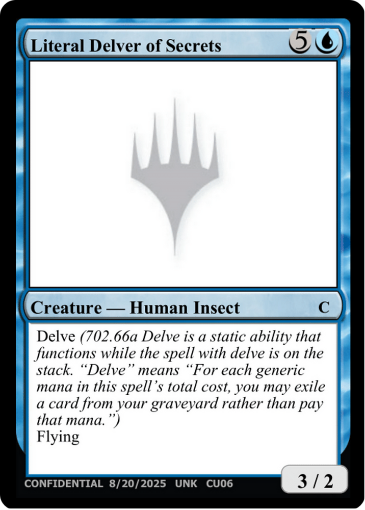 Literal Delver of Secrets [Unknown Event]