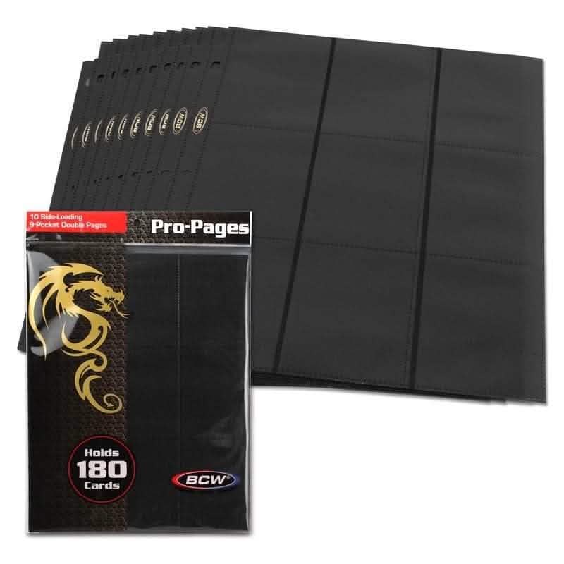 PAGES 18 POCKET SIDELOAD BLACK 10 PACK
