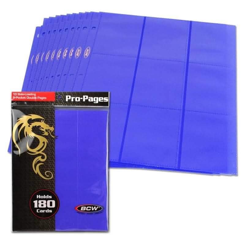 PAGES 18 POCKET SIDELOAD BLUE 10 PACK