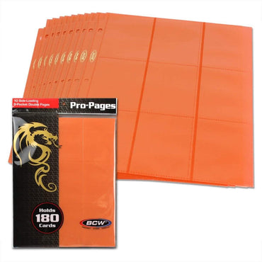 PAGES 18 POCKET SIDELOAD ORANGE 10 PACK