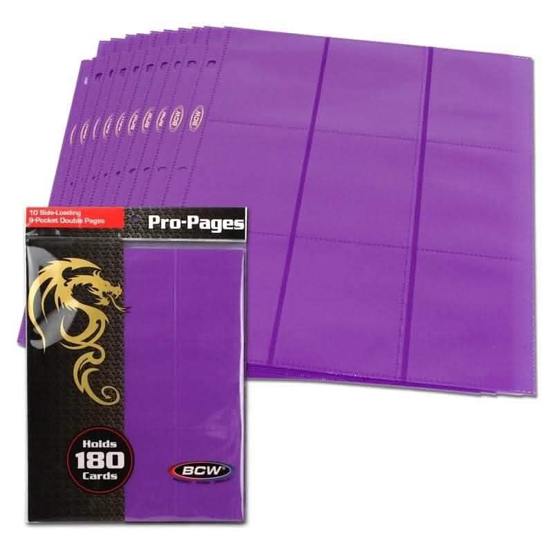 PAGES 18 POCKET SIDELOAD PURPLE 10 PACK