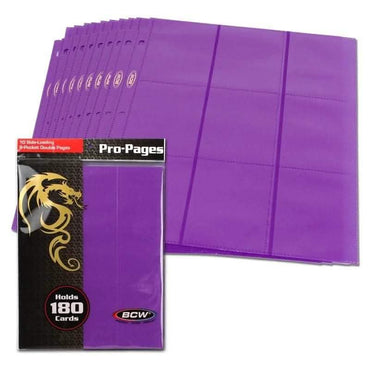 PAGES 18 POCKET SIDELOAD PURPLE 10 PACK