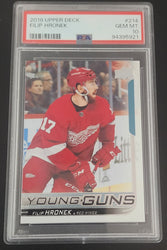 2018-19 Upper Deck Series 1 Young Guns #214 Rookie Rc Filip Hronek Psa 10