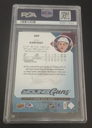 2017-18 Upper Deck Series 1 Young Guns #209 Rookie Rc Alex Kerfoot Psa 9
