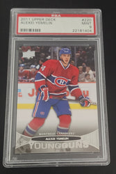 2011-12 Upper Deck Series 1 Young Guns #220 Rookie Rc Alexi Yemelin Psa 9