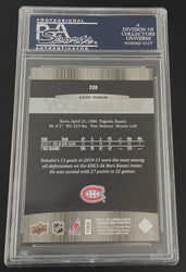 2011-12 Upper Deck Series 1 Young Guns #220 Rookie Rc Alexi Yemelin Psa 9