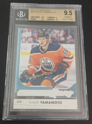 2017-18 Upper Deck Series 1 Young Guns #202 Rookie Rc Kailer Yamamoto Beckett 9.5