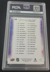 2023-24 Upper Deck Extended Young Guns Checklist Outburst #730 Rookie Rc Adam Fantilli Logan Cooley Psa 9