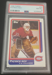 1986 Topps #53 Rookie Rc Patrick Roy Psa 8