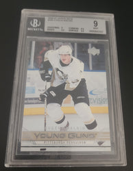 2006-07 Upper Deck Series 2 Young Guns #486 Rookie Rc Evgeni Malkin Beckett 9