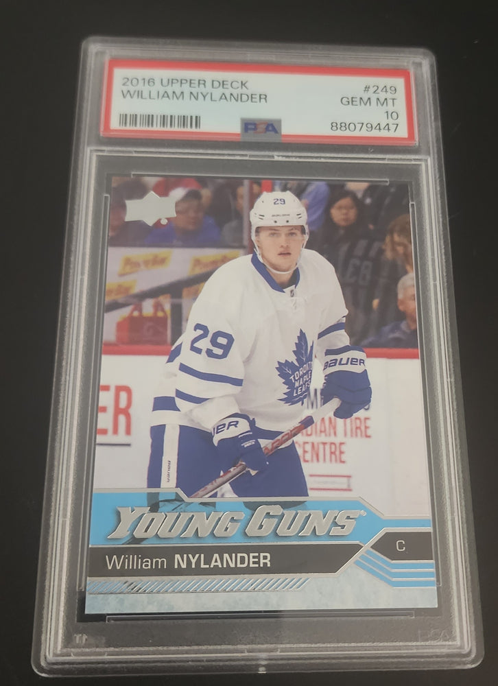 2016-17 Upper Deck Series 1 Young Guns #249 Rookie Rc William Nylander Psa 10