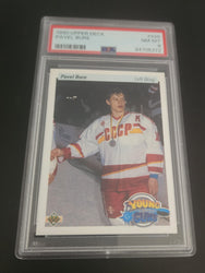 1990 Upper Deck Young Guns #526 Rookie Rc Pavel Bure Psa 8